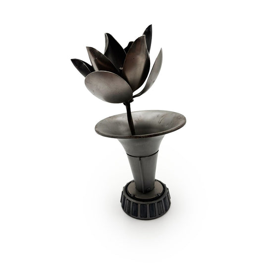 Stainless Steel Magnolias (Vase)