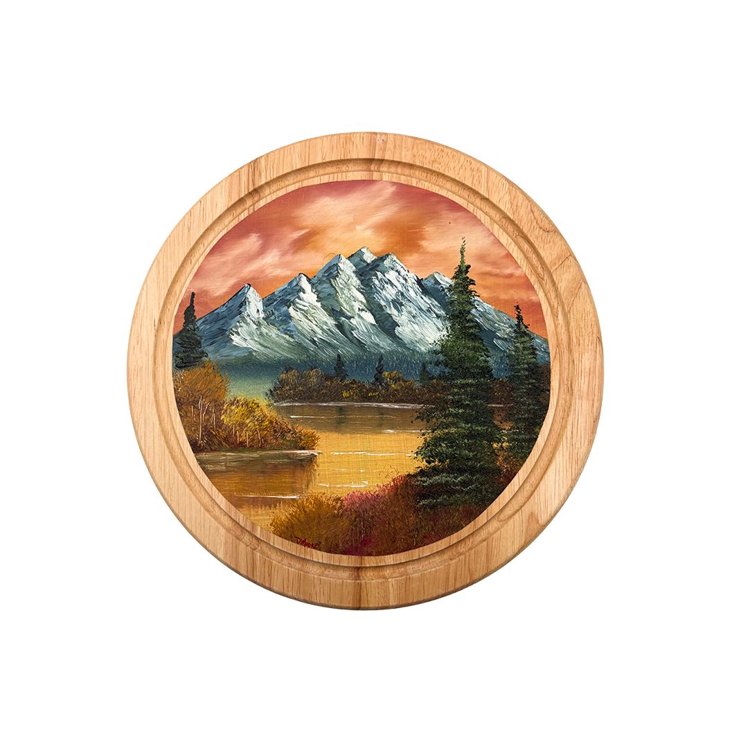 Landscape on Cheese Set Box
