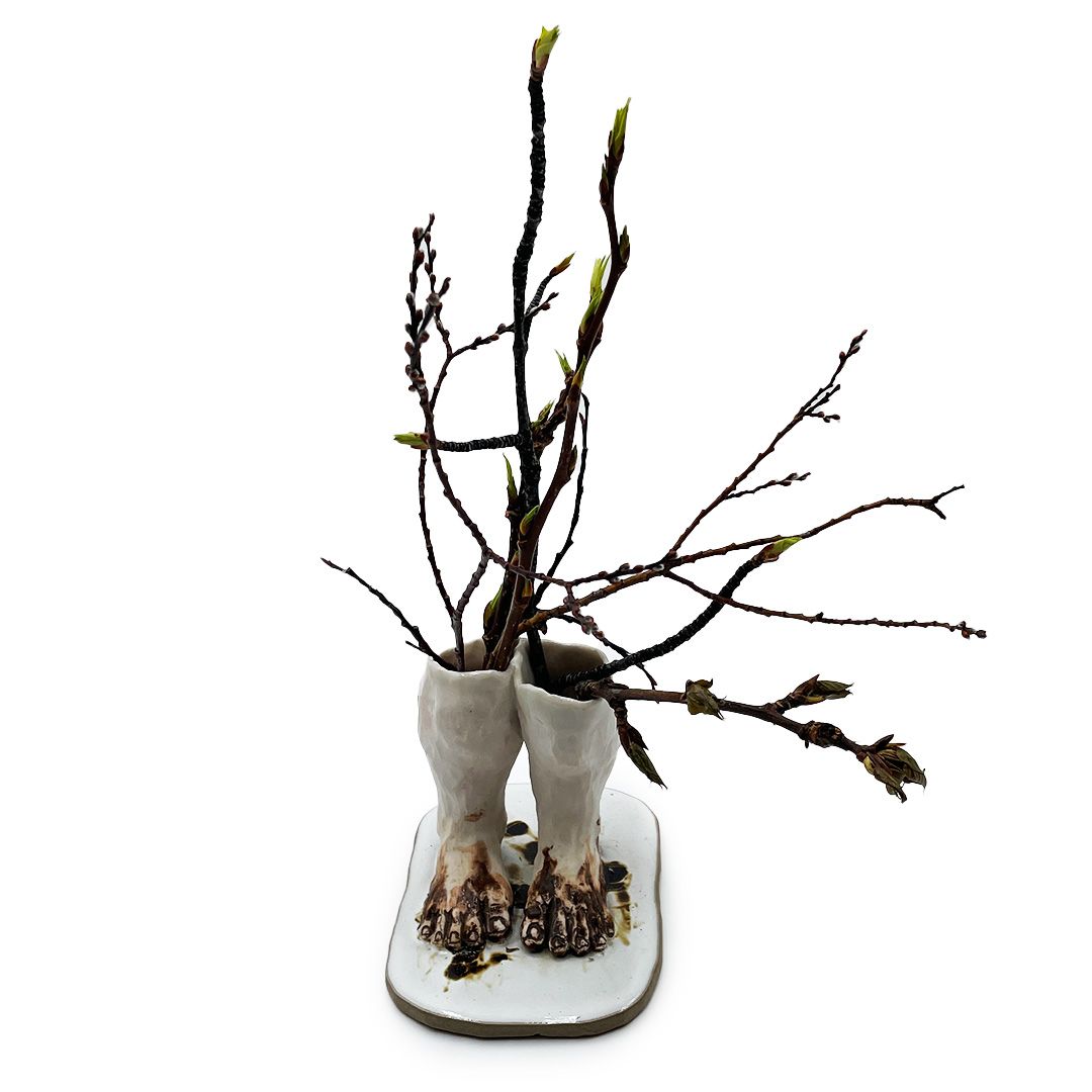 Muddy Feet Vase