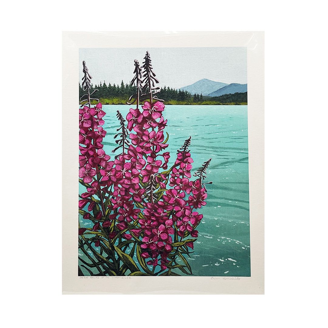 Print- On the Banks of the Yukon River 11x14