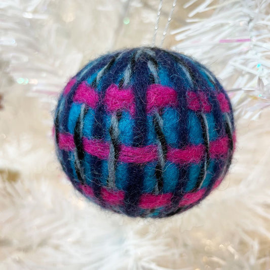 Ornament - Needle felted Wool Balls