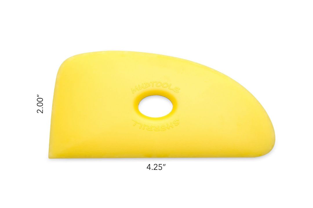 Yellow Polymer Rib - Shape 4 - Mudtools