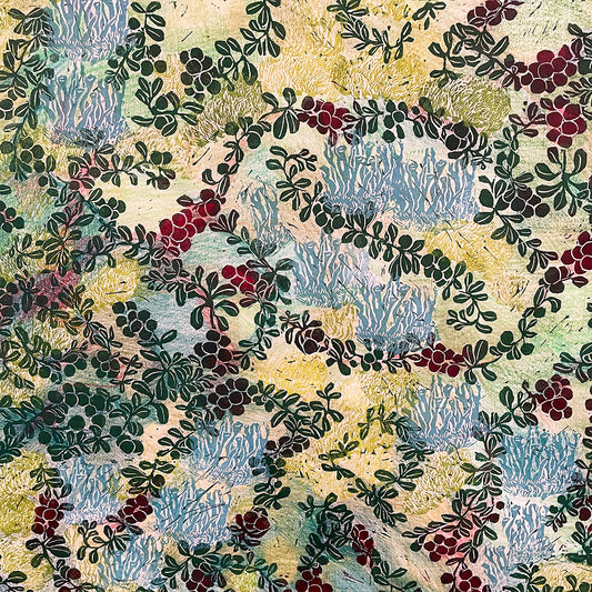 Cranberries and Lichen