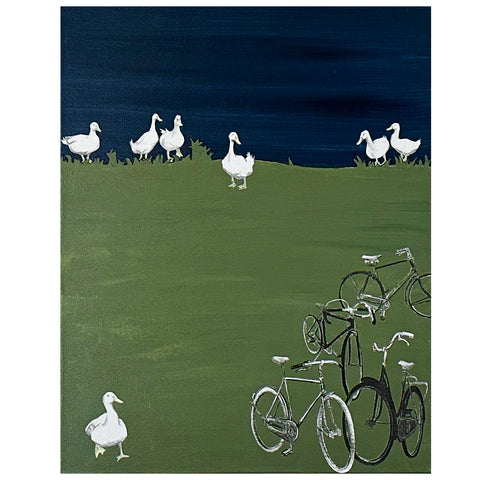 Ducks Find Bikes