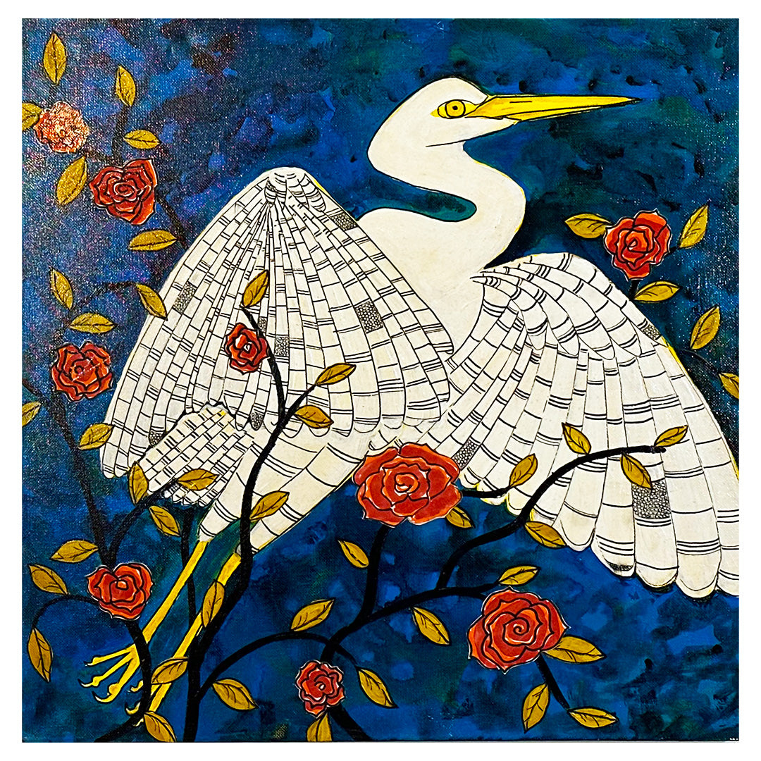 Bird in a Trellis