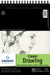 Sketchbook - Canson Cream 9x12 (Topwire)