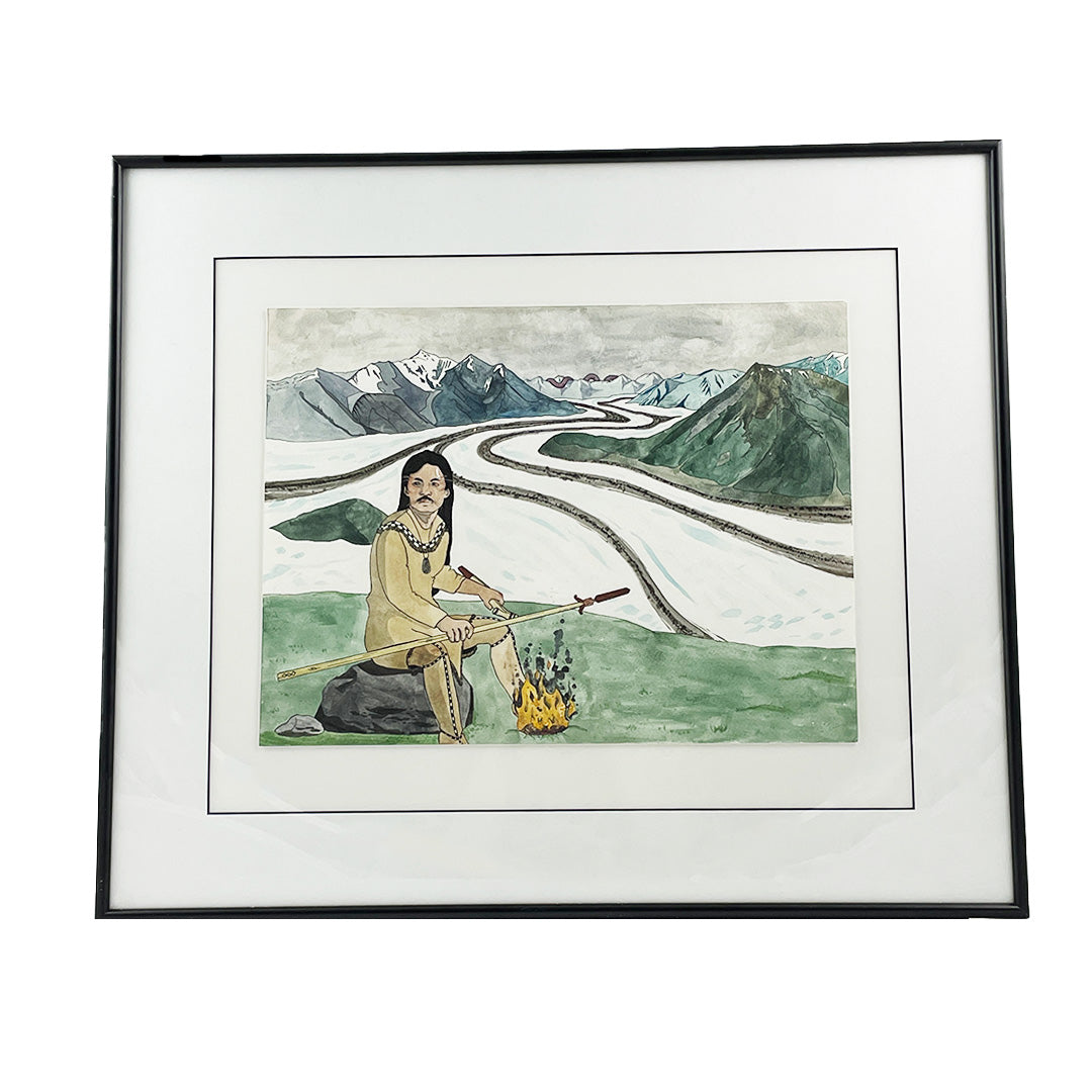 Äsùya (Beaver Man) is going to slay a Giant Worm