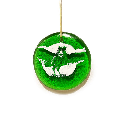 Emerald Raven Medallion II