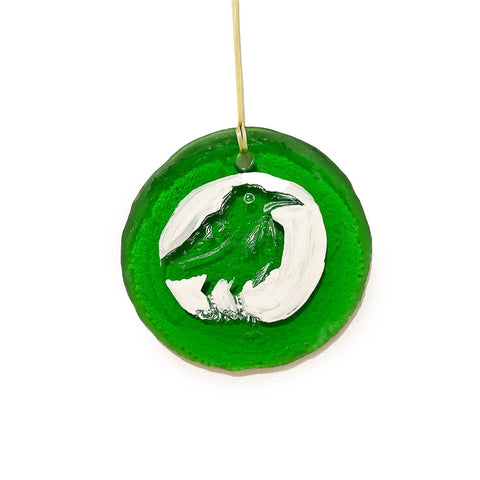Emerald Raven Medallion III