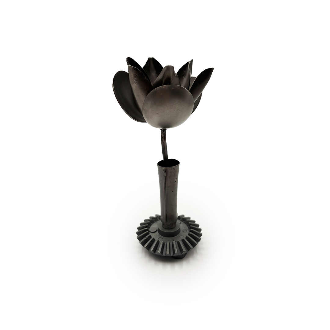 Stainless Steel Magnolias (Vase)