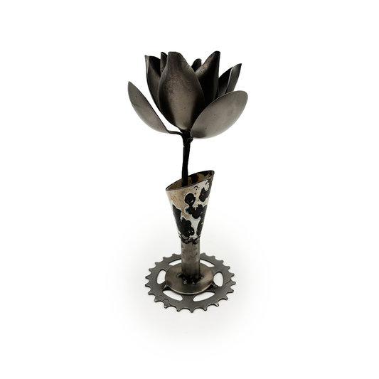 Stainless Steel Magnolias (Vase)