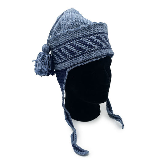 Blue Ear Flap Hat