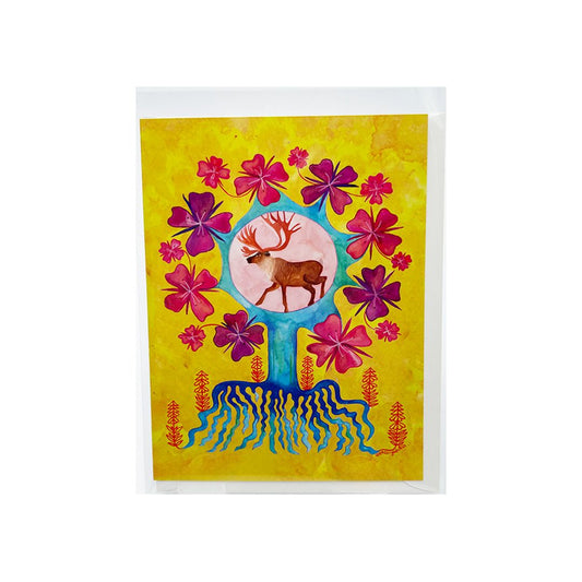 Card - Caribou & Fireweed