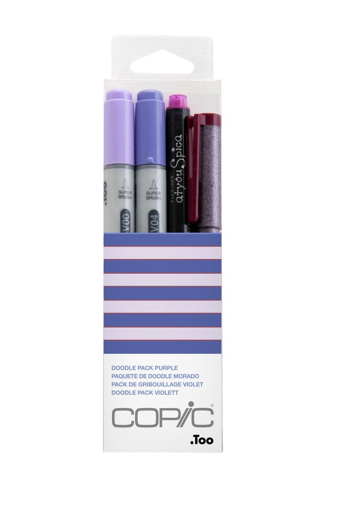 Marker - Ciao Marker Doodle Kit (Purple set/4)
