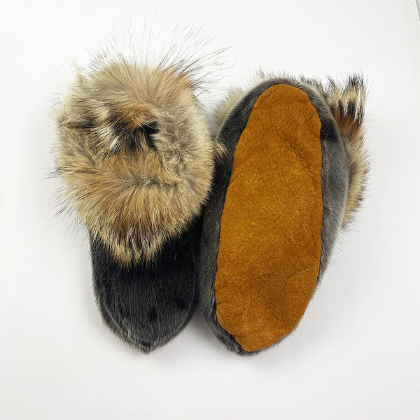 Coyote Trim Slippers (Size 8)