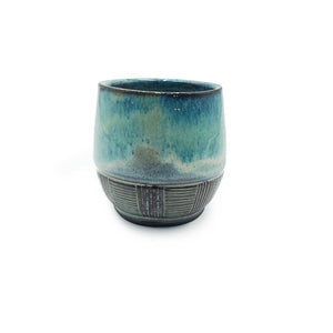 Cup with Textured Lines