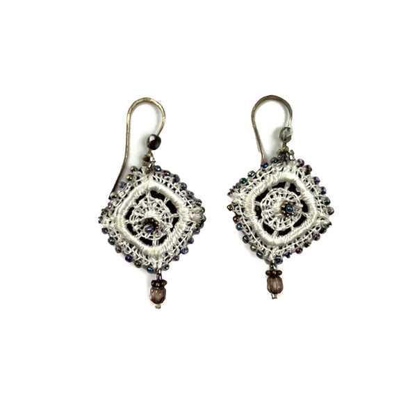 Leather & Lace Earrings