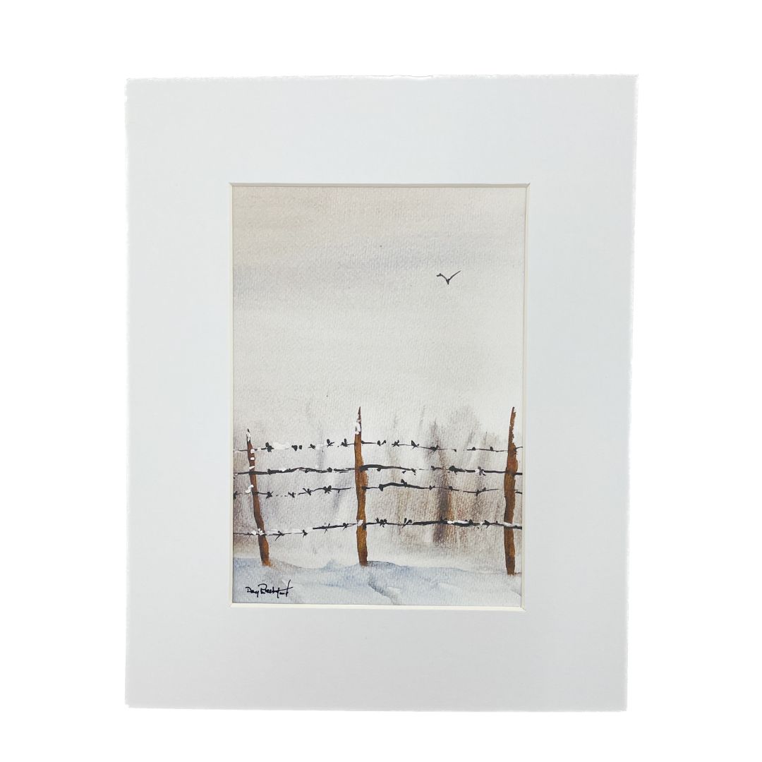 Print - The Wire Fence