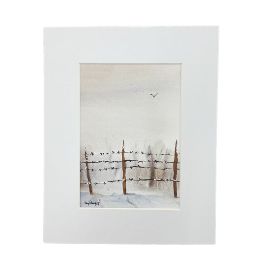 Print - The Wire Fence