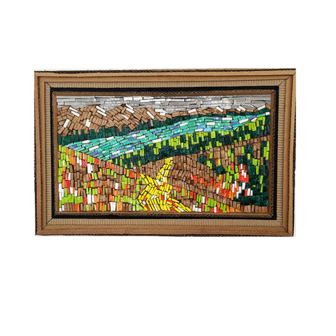 Cardboard Yukon Landscape: Kusawa Ridge