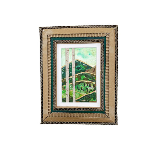 Yukon Cardboard Landscape: Birches