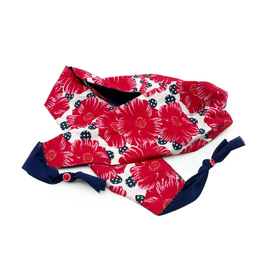 Red Flower Scarf