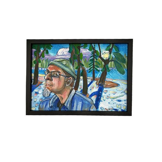 Human at the River