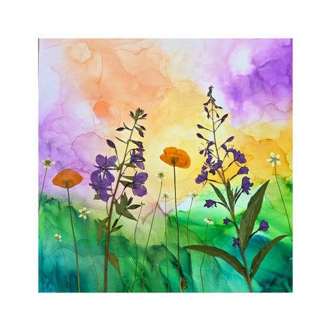 Meadow Green and Golden Skies