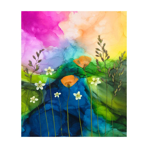 Tangerine Stained Meadow