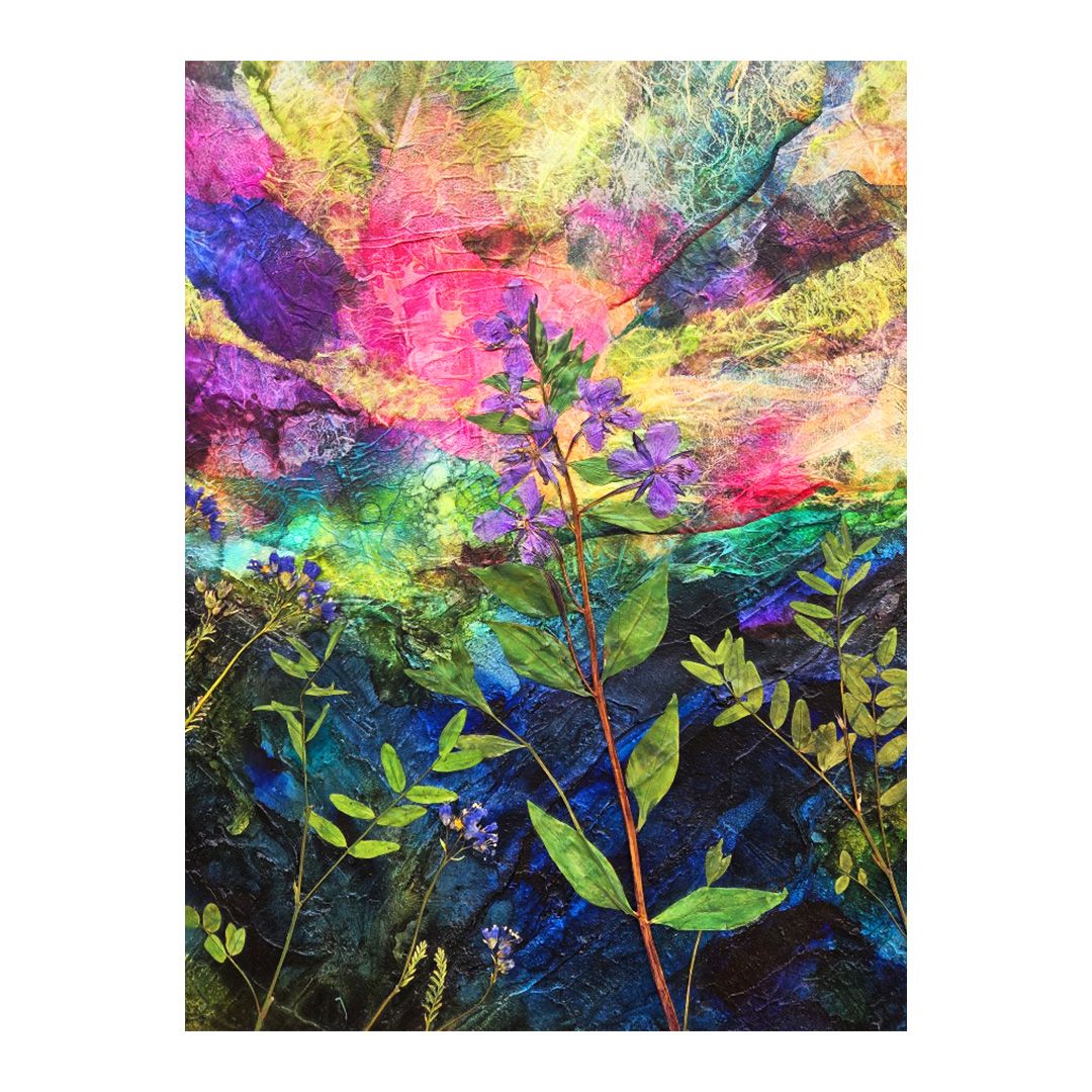 Fuchsia Sky, Midnight Earth