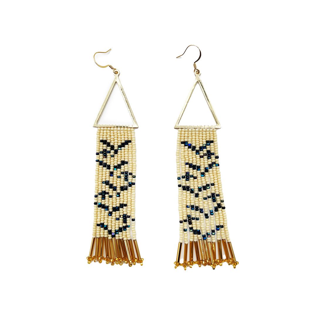 Flying Flock Fringe Earrings