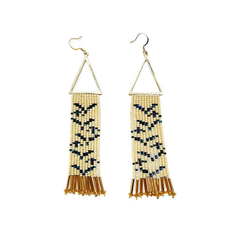 Flying Flock Fringe Earrings