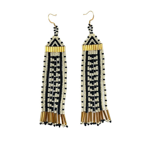 Inuvialuit Beauty, Grace, and Strength Fringe Earrings