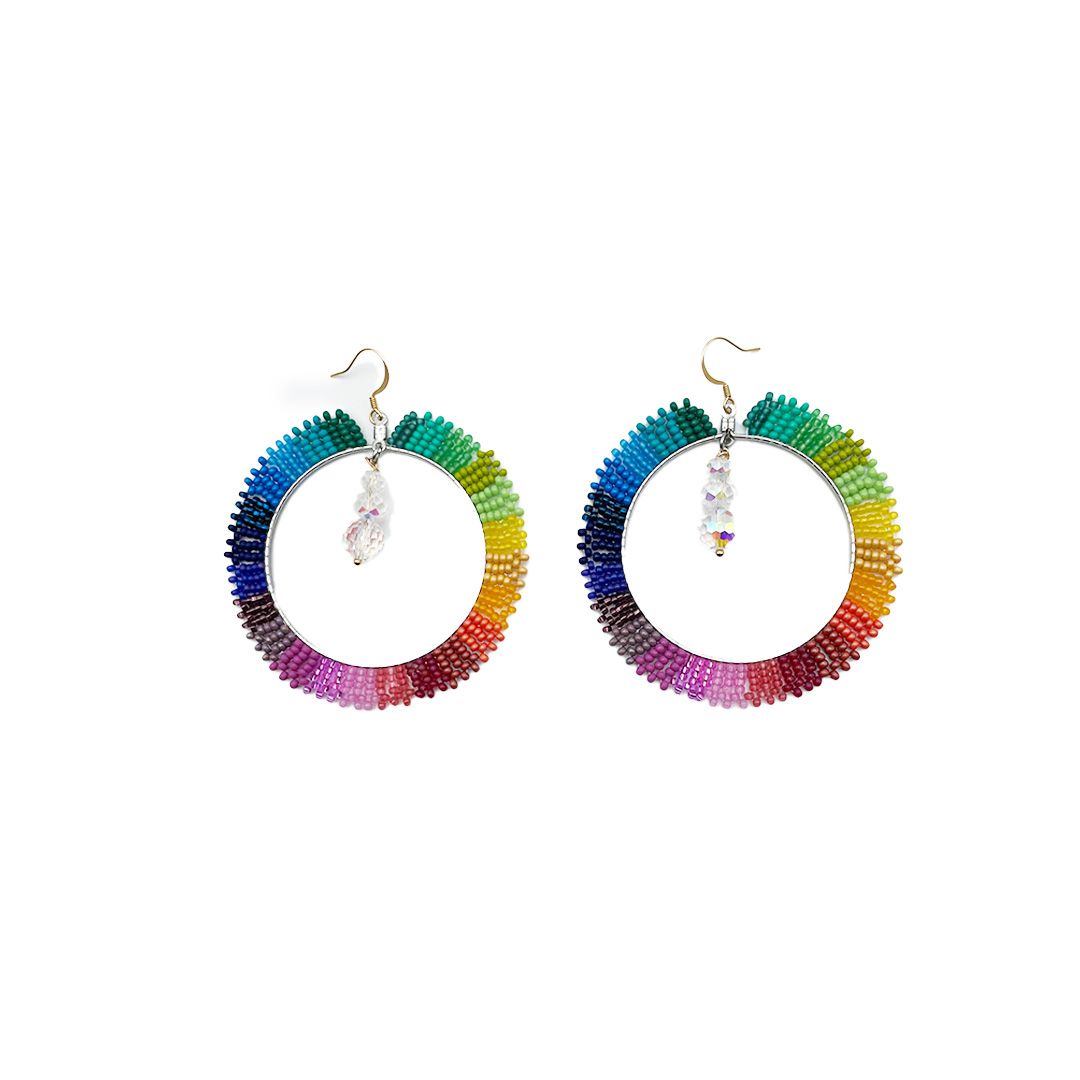 Chromatic Prism Hoops