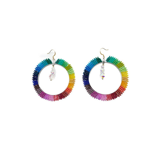 Chromatic Prism Hoops