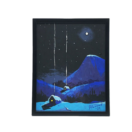 Starry Winter Night in Whitehorse