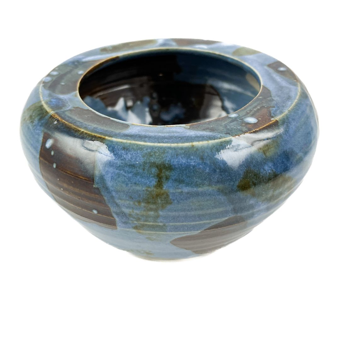 Blue and Brown Vase