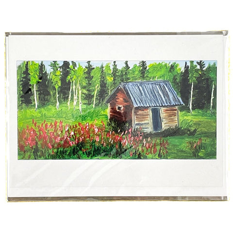 Card - Little Slanted Cabin