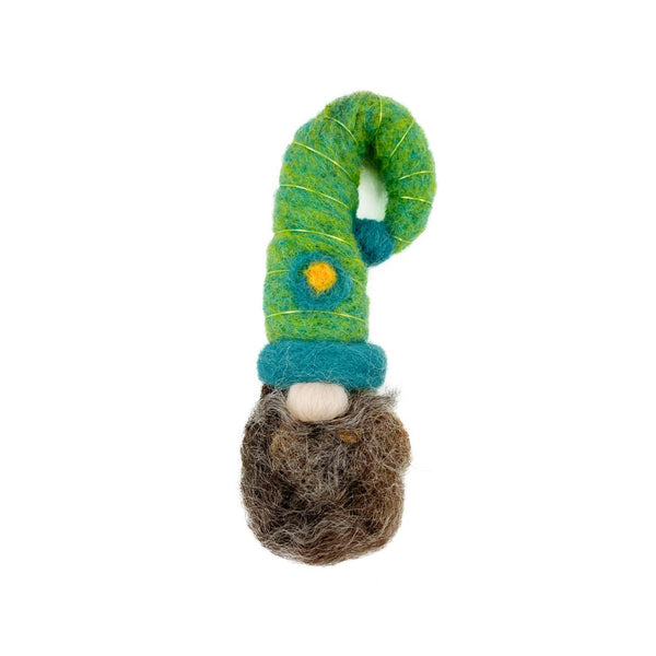Felted Gnome Ornament