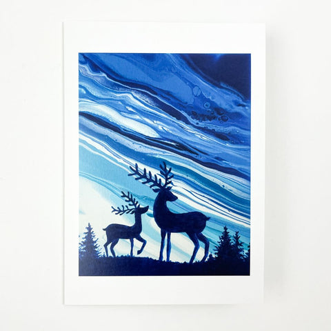 Card - Blue Christmas