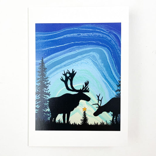 Card - A Caribou Christmas