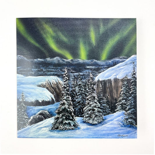 Card - Aurora Over Spirit Canyon