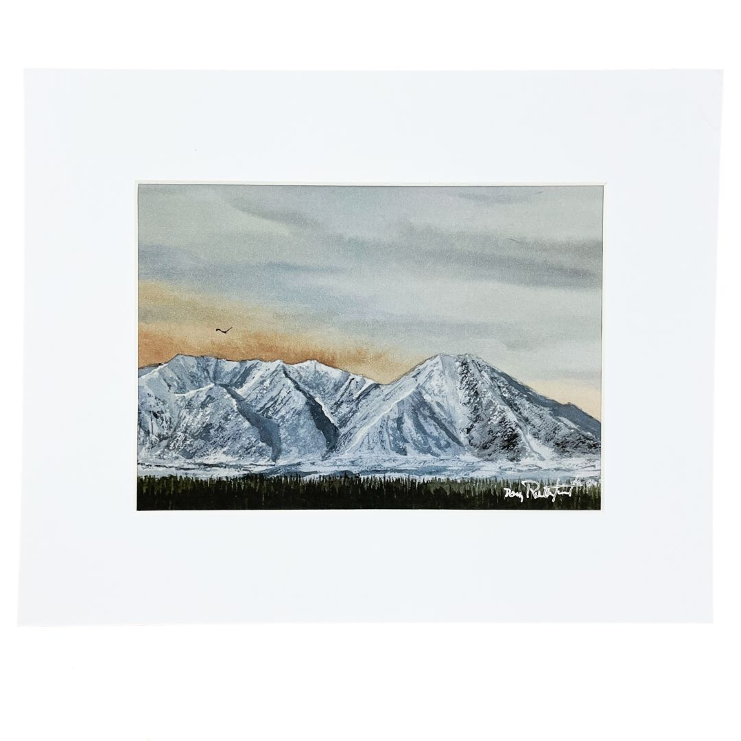 Winter Sunset, Quill Peak