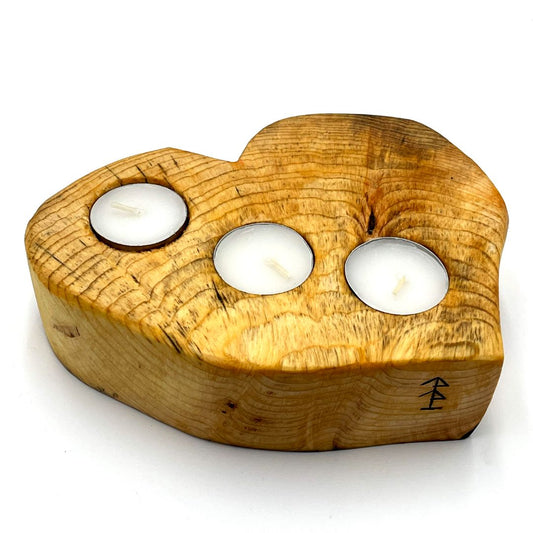 Cedar Tealight Holder