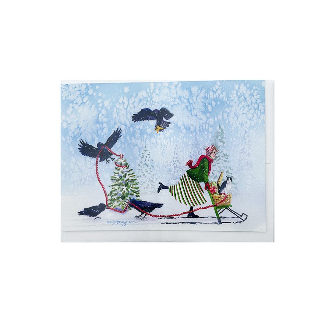 Card - Kicksled Christmas