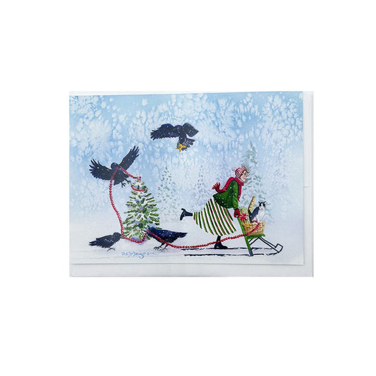 Card - Kicksled Christmas