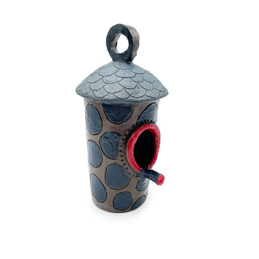 Blue Roof Bird Feeder