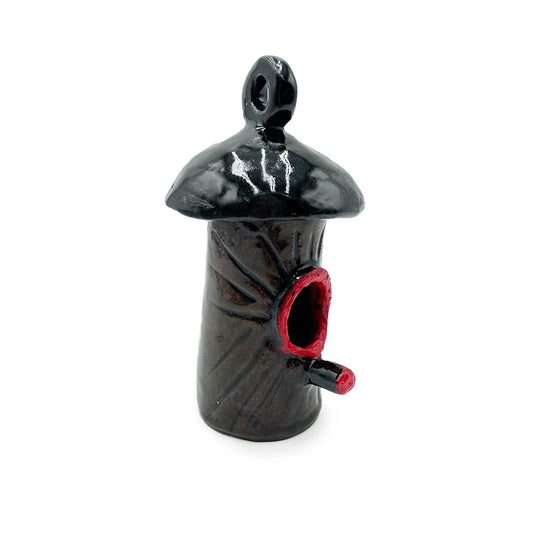 Black Roof Bird Feeder