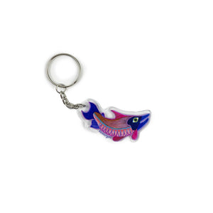 Key Chain - Blue Salmon