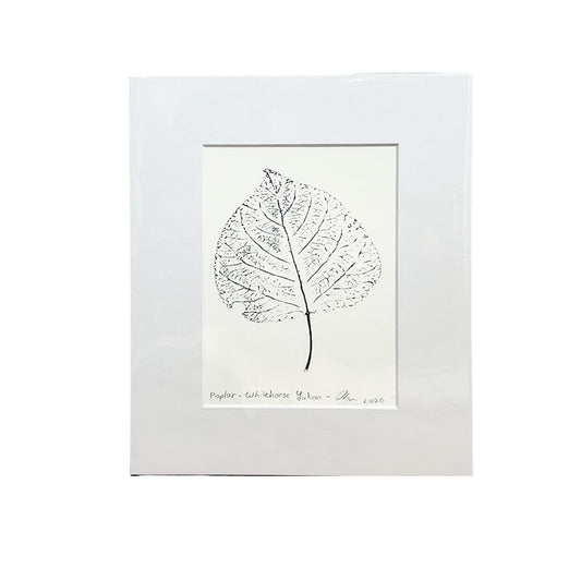 Leaf Monoprint - Poplar